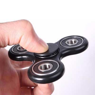2017 Nuevo Hot Mate Tri-Spinner Fidget Toy Plastic Hand Spinner para el autismo